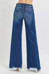 RISEN Full Size Mid Rise Wide Jeans Plus Size-Reef Love