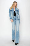 RISEN High Rise Bootcut Jeans-Jeans-RISEN-Reef Love