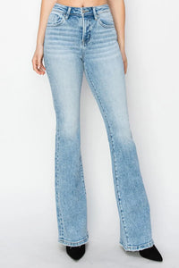 RISEN High Rise Bootcut Jeans, Light Wash-RISEN-Reef Love Boutique