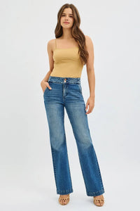 RISEN Tummy Control High Rise Bootcut Jeans