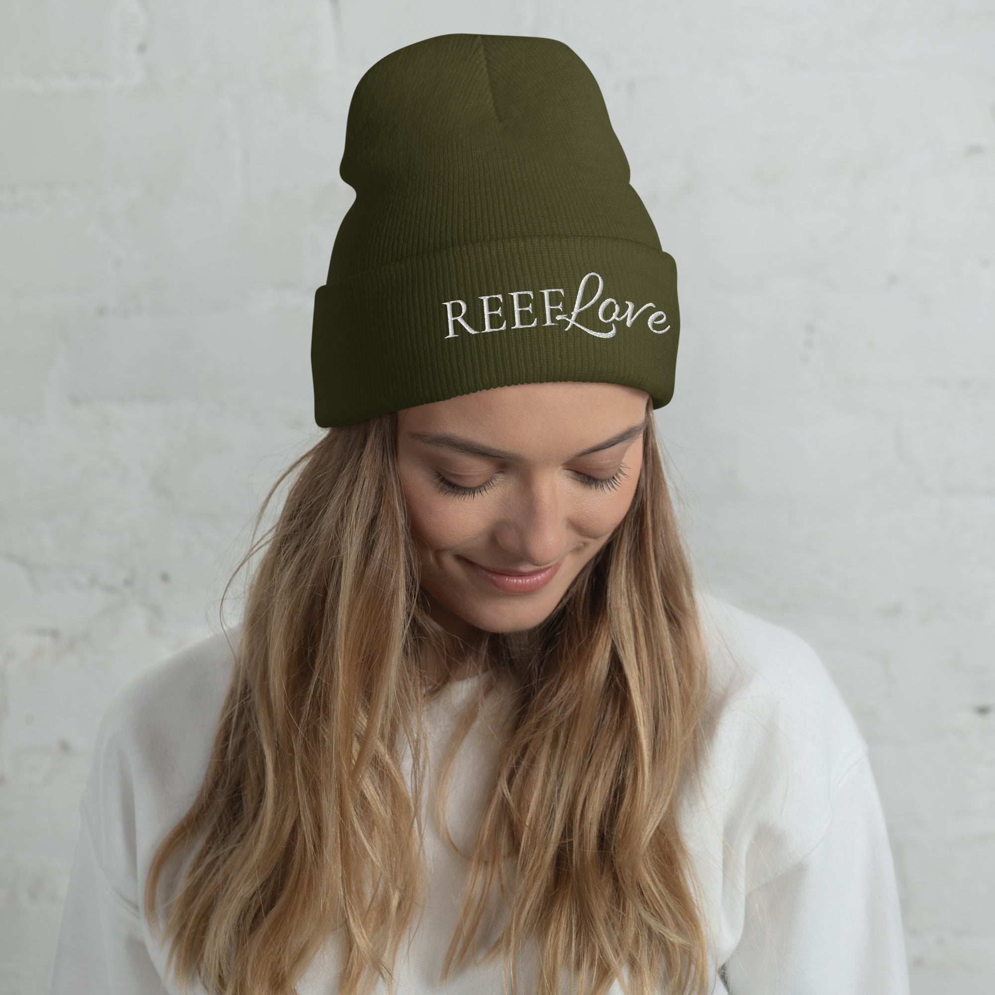 Reef Love Embroidered Cuffed Beanie- Boho Chic Styles by Reef Love