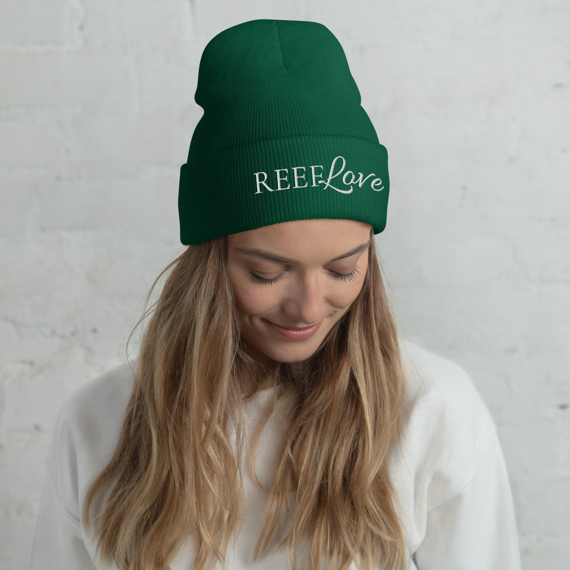 Reef Love Embroidered Cuffed Beanie- Boho Chic Styles by Reef Love