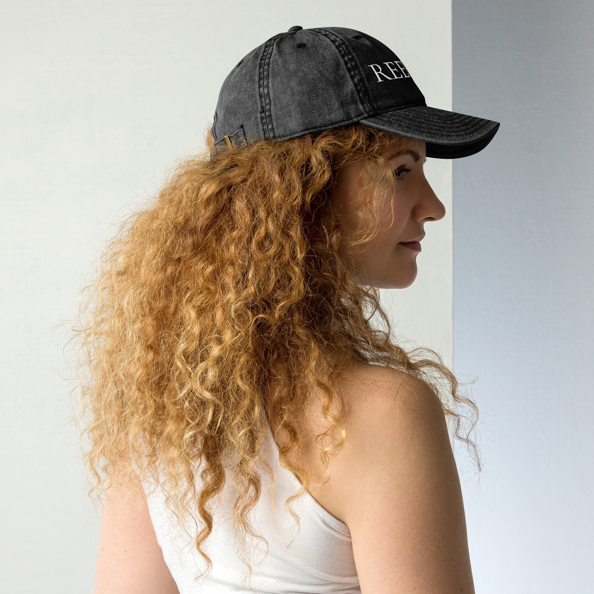 Reef Love Embroidered Vintage Cotton Twill Baseball Cap- Boho Chic Styles by Reef Love