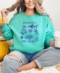 Respect the Locals Graphic Sweatshirt