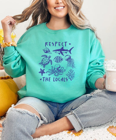 Respect the Locals Graphic Sweatshirt