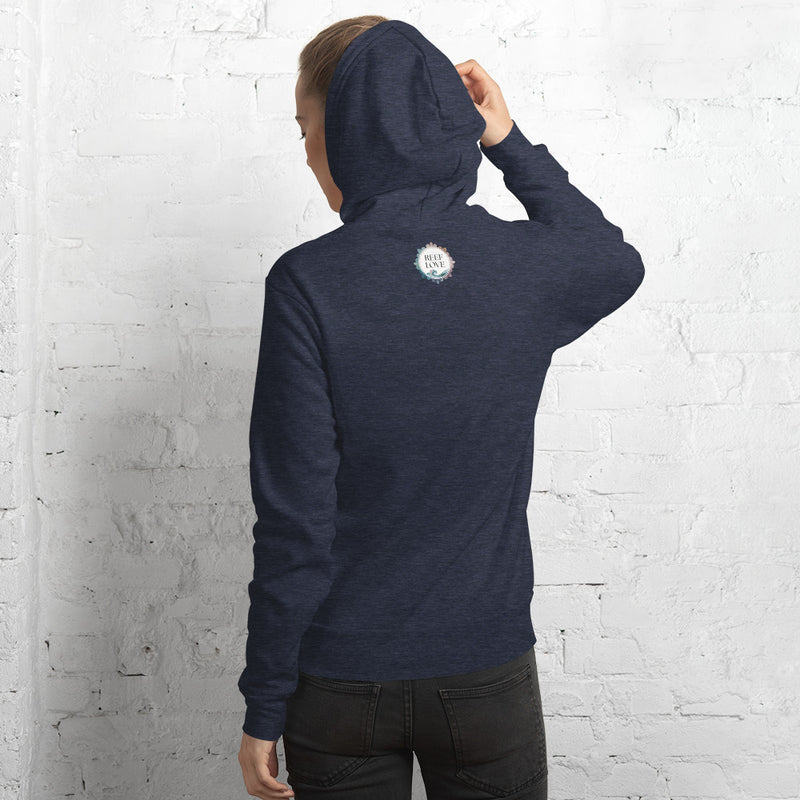 Retro Save The Ocean Turtle Reef Love Unisex Hoodie- Boho Chic Styles by Reef Love