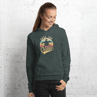 Retro Save The Ocean Turtle Reef Love Unisex Hoodie- Boho Chic Styles by Reef Love