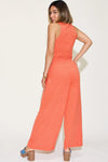 Ribbed Tank and Wide Leg Pants Lounge Set-Effortless comfort meets chic style with this Ribbed Tank + Wide Leg Pant Lounge Set. Soft stretch fabric, pockets, and versatile year-round wear. Standard + Plus size.