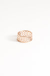 Rose Gold Argyle Cage Ring (14K)-Lovoda-Reef Love
