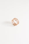 Rose Gold Argyle Cage Ring (14K)-Lovoda-Reef Love