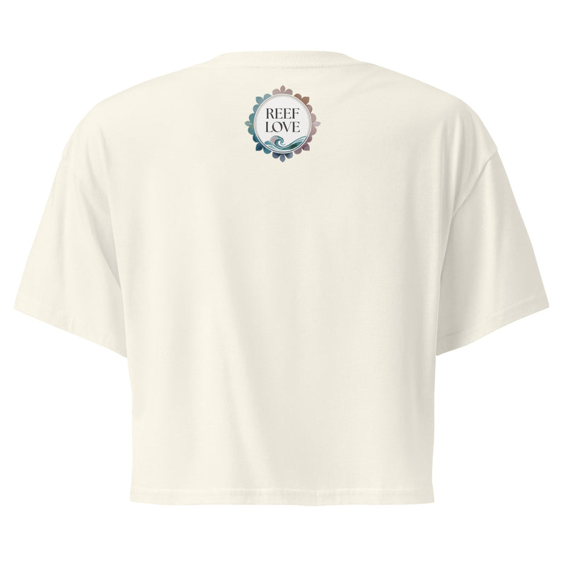 Save Our Ocean Turtle Women’s Crop Tee- Boho Chic Styles by Reef Love