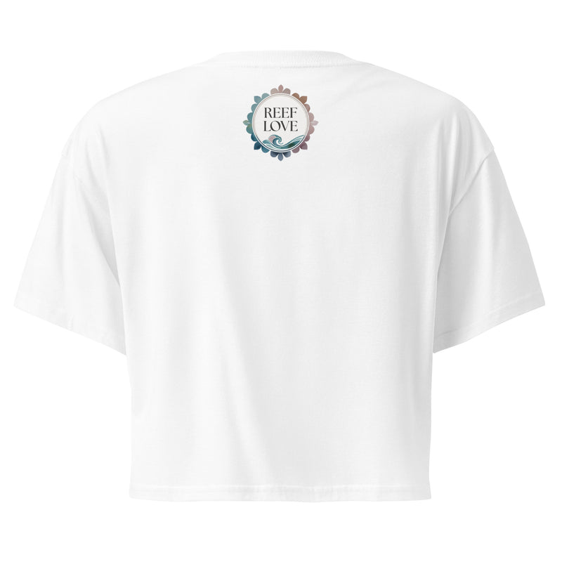 Save Our Ocean Turtle Women’s Crop Tee- Boho Chic Styles by Reef Love