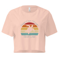 Save Our Ocean Turtle Women’s Crop Tee- Boho Chic Styles by Reef Love