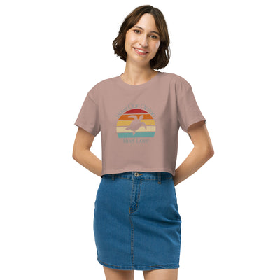 Save Our Ocean Turtle Women’s Crop Tee- Boho Chic Styles by Reef Love
