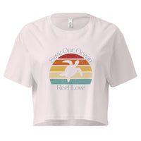 Save Our Ocean Turtle Women’s Crop Tee- Boho Chic Styles by Reef Love