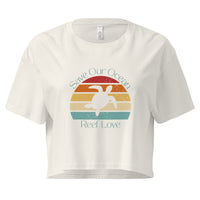 Save Our Ocean Turtle Women’s Crop Tee- Boho Chic Styles by Reef Love