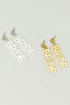 Say I Do Bride Earrings-Drop Earrings-Reef Love