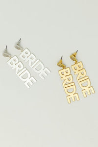 Say I Do Bride Earrings-Drop Earrings-Reef Love