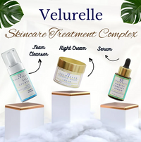 Woman wearing Firming Complex Serum-Firming Complex Serum is a high-performance, multi-action treatment formulated to restore elasticity, firmness, and deep hydration. 