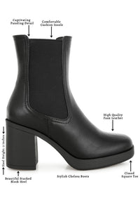 Scuala Faux Leather Chelsea Boots- Boho Chic Styles by Reef Love
