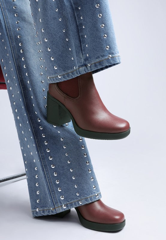 Scuala Faux Leather Chelsea Boots- Boho Chic Styles by Reef Love