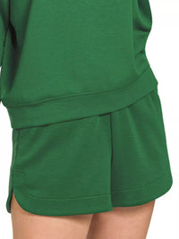 Scuba Long Sleeve Sweatshirt and Shorts Set