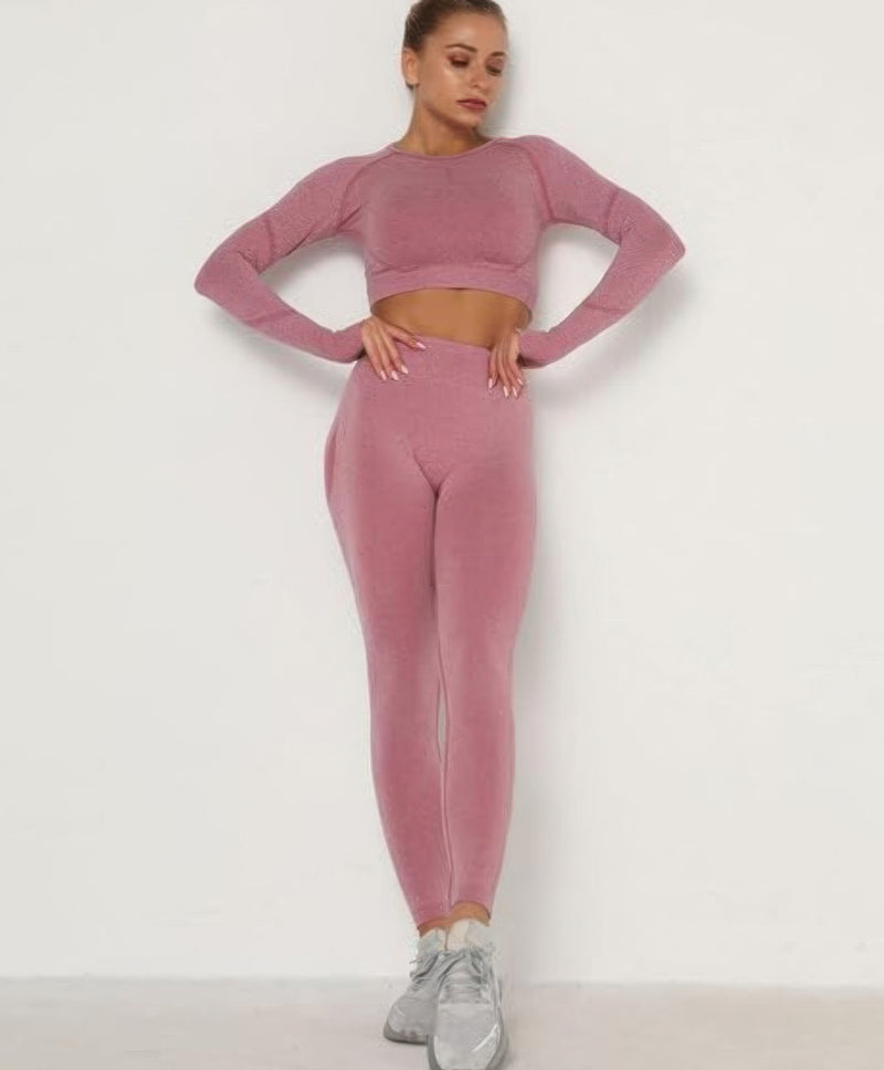 Seamless Top Leggings Set