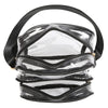 See Through Multi Compartment Crossbody Bag-See Thru Multi Compartment Crossbody Bag - Stadium Approved. Clear Multi Compartment Crossbody Bag. Transparent material, Zip Closure.
