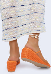 Seraphine Breathable Mesh Slip-On Wedges-Reef Love
