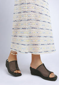 Seraphine Breathable Mesh Slip-On Wedges-Reef Love