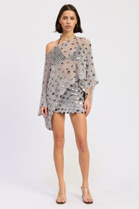 Shell Trim Crochet Cover-Up Mini Skirt- Boho Chic Styles by Reef Love