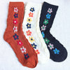 Side Garden Flower Socks, Pack of 3-Side Garden Flower Socks, Pack of 3. These socks add a touch of modern style to your wardrobe. With a lovely flower design on the side.