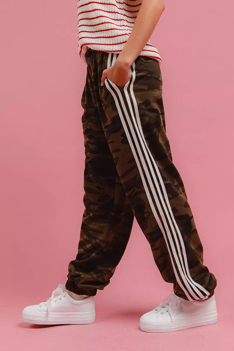 Side Lines Camouflage Track Pants