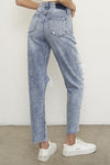 Slim Boyfriend Distressed Jeans-Jeans-Insane Gene-Reef Love