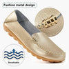 DUOYANGJIASHA Women'S Comfortable Loafers Casual round Toe Moccasins Wild Driving Flats Soft Walking Shoes Women Slip On