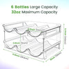 Water Bottle Storage Organizer, 2 Pack Water Bottle Storage Rack