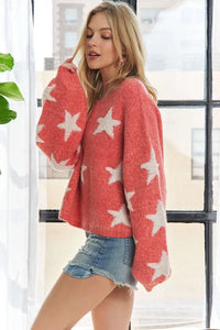 Star Contrast Sweater-sweater-Reef Love