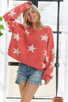 Star Contrast Sweater-sweater-Reef Love
