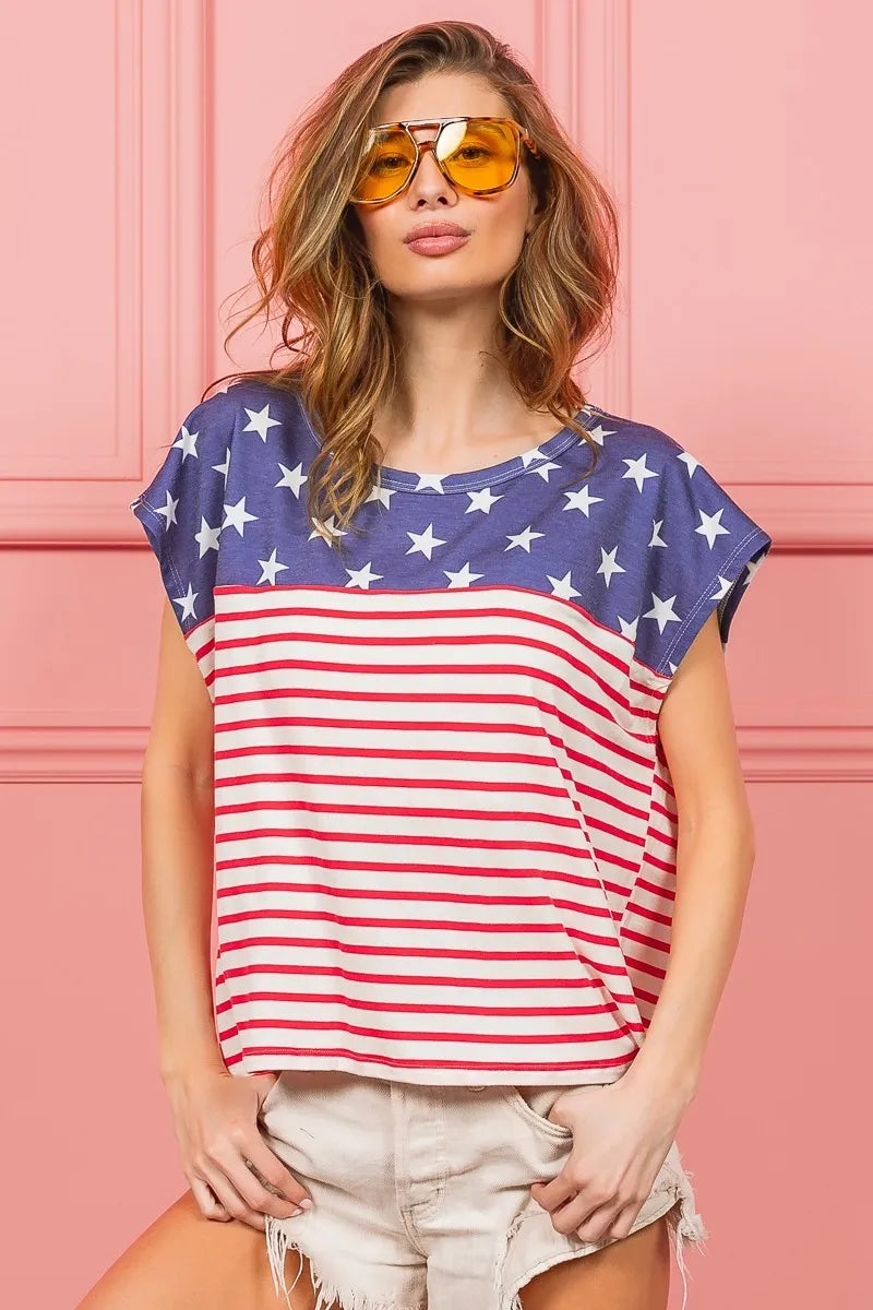 Star and Stripe Combo Top-Reef Love