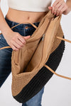 straw braided beach tote bag is a stylish and practical accessory for your beach outings - REEF LOVE
