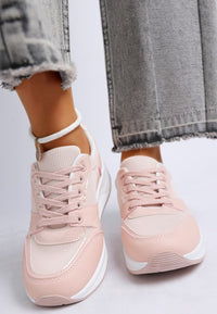 Subasa Chunky Mesh Platform Sneakers
