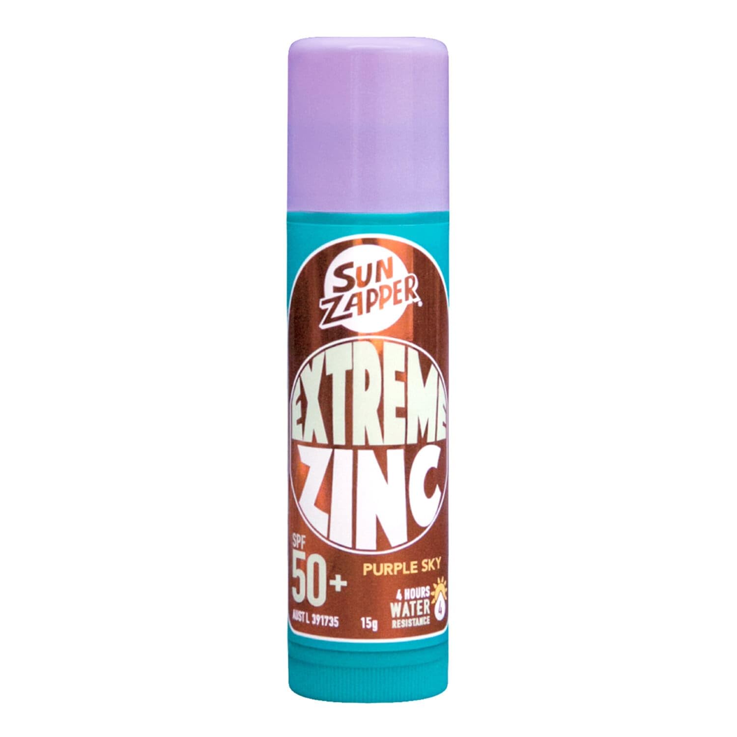 Sun Zapper Extreme Zinc Colored Sun Stick - Ultimate SPF50+ Mineral Sunscreen