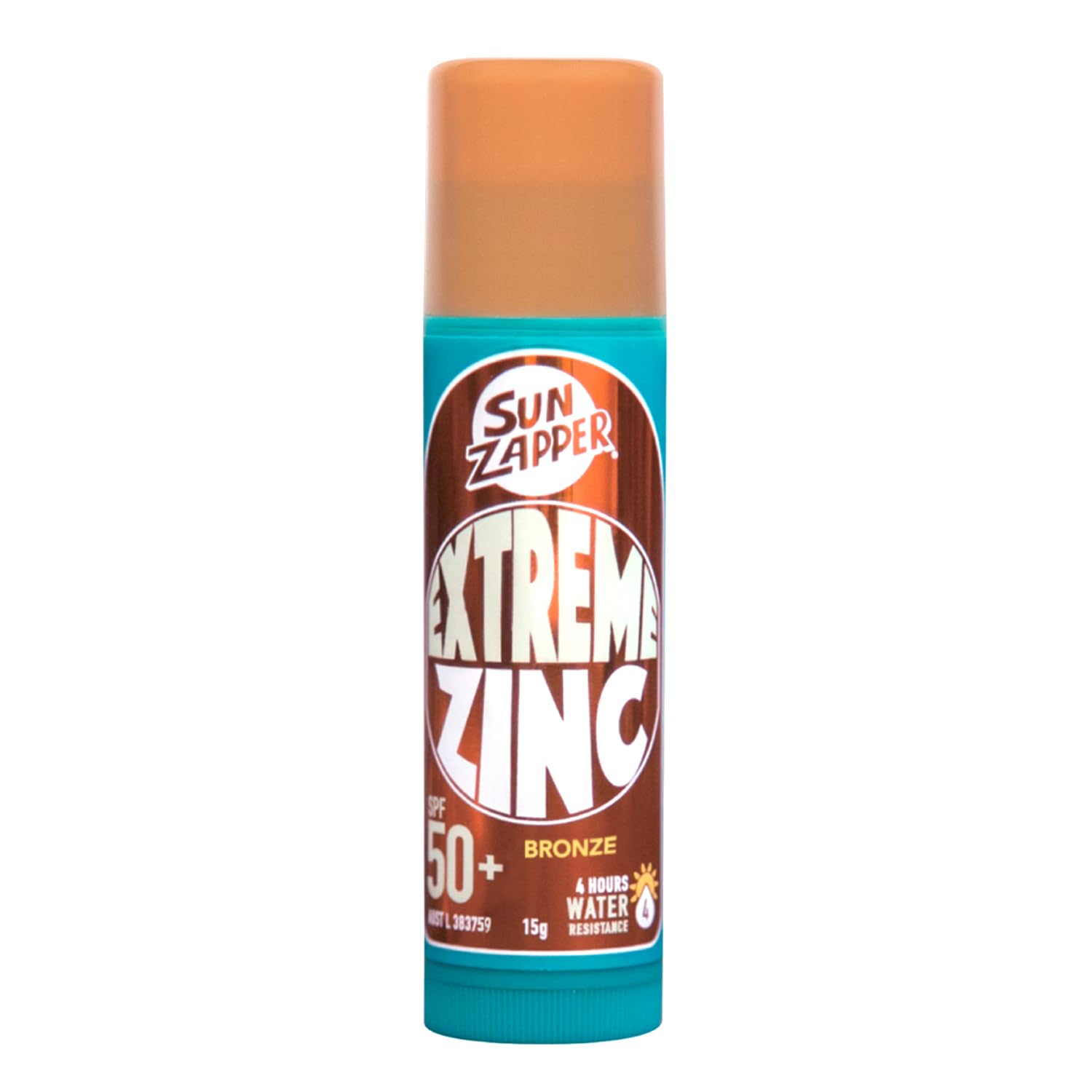 Sun Zapper Extreme Zinc Colored Sun Stick - Ultimate SPF50+ Mineral Sunscreen