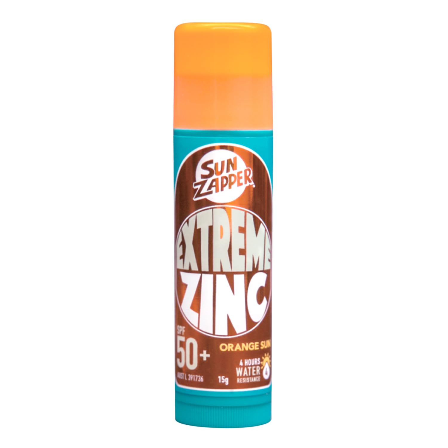 Sun Zapper Extreme Zinc Colored Sun Stick - Ultimate SPF50+ Mineral Sunscreen