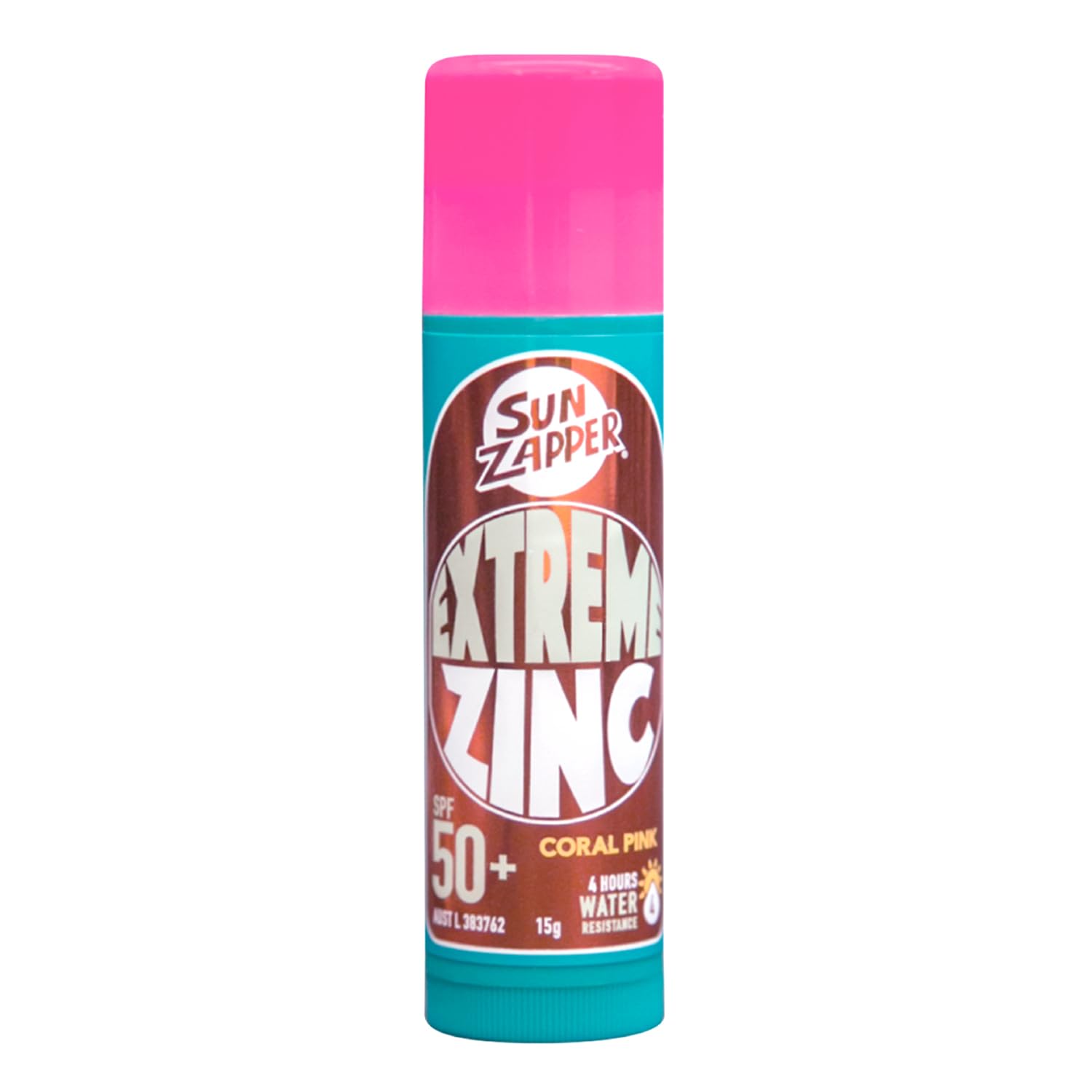 Sun Zapper Extreme Zinc Colored Sun Stick - Ultimate SPF50+ Mineral Sunscreen