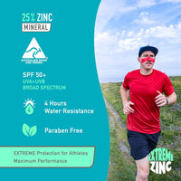 Sun Zapper Extreme Zinc Oxide Sunscreen Stick – SPF 50+ Protection in Red, White, and Blue 3-Pack