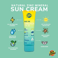 Sun Zapper Pure Zinc Mineral Sunscreen SPF 50 - Ultimate Reef Safe Protection