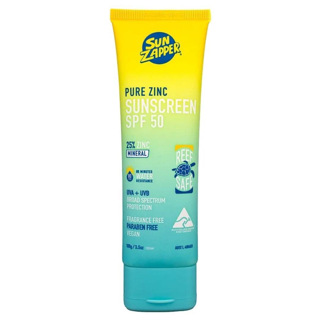 Sun Zapper Pure Zinc Mineral Sunscreen SPF 50 - Ultimate Reef Safe Protection