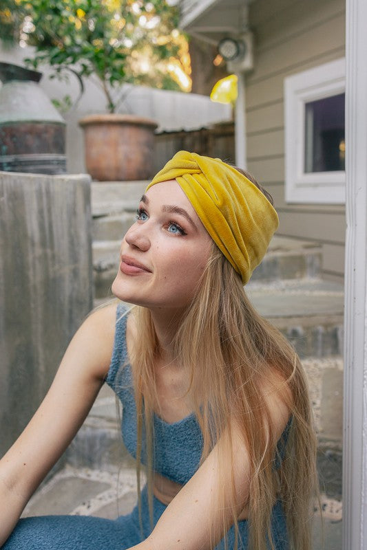 Super Soft Twisted Velvet Headband