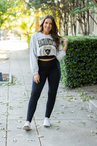 The Billie Blue Panel Leggings-Reef Love